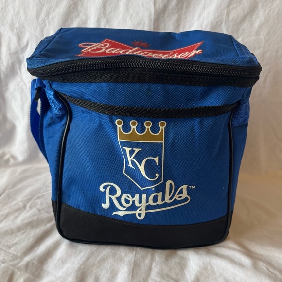 Budweiser Other - Kansas City Royals blue nylon insulated Budweiser cooler.